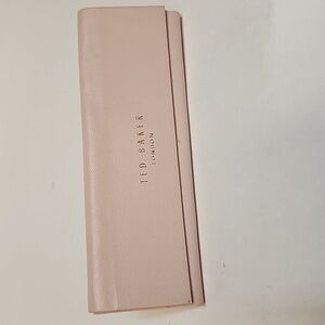 Ted Baker London Pink Folding Eyeglass Sunglass Case